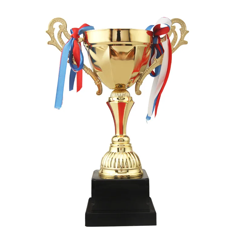 Дешевый золотой трофей Spot sports Trophy низкая цена в наличии металлическая награда