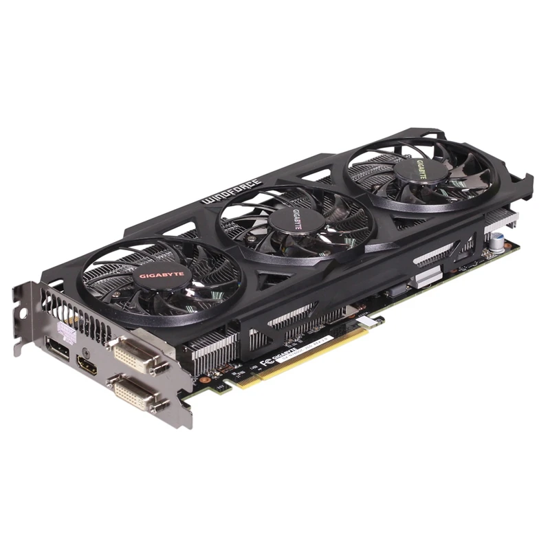 Видеокарты GIGABYTE GV-N760OC-2GD 256Bit GDDR5 GTX760 N760 Rev.2.0 для видеокарт nVIDIA Geforce GTX 760 2GB Hdmi Dvi