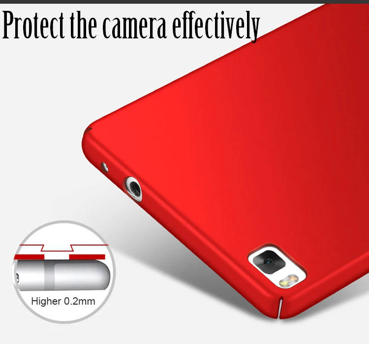 Ultra thin Slim Hard PC Case for huawei ascend P 8 P8 Lite 2017 P8Lite 8Lite Mini Luxury Mobile Phone Back Cover Housing |