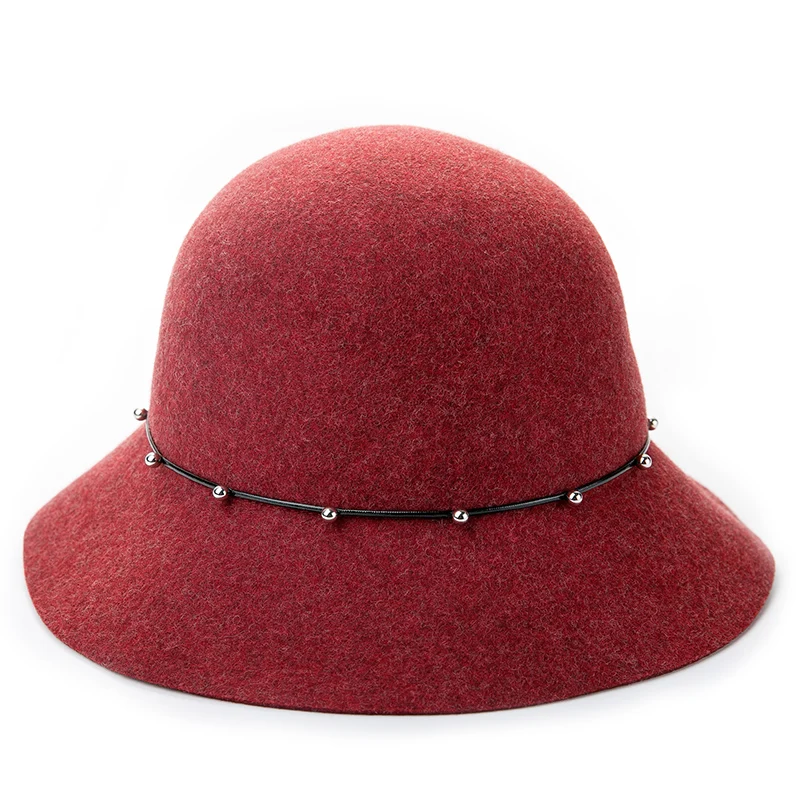 Женская шляпка с широкими полями Sedancasesa осенне-зимняя фетровая Шляпка из шерсти в