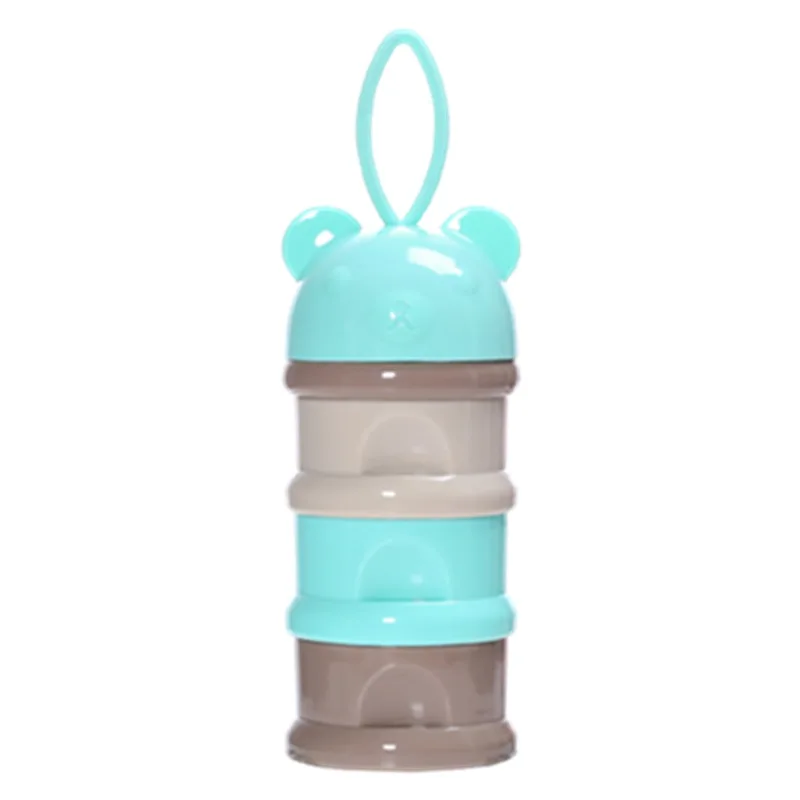 

Portable Milk Powder Formula Dispenser Food Container Storage Feeding Box for Baby Kids Toddler Three Grid Baby Food Storage Box