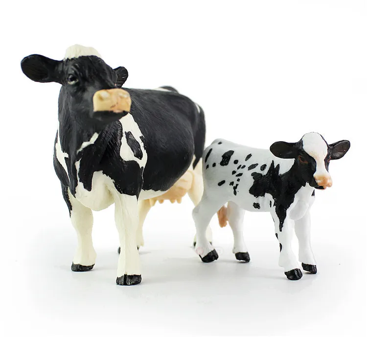 Модель телячьей коровы Детская модель для раннего развития развивающий динозавр