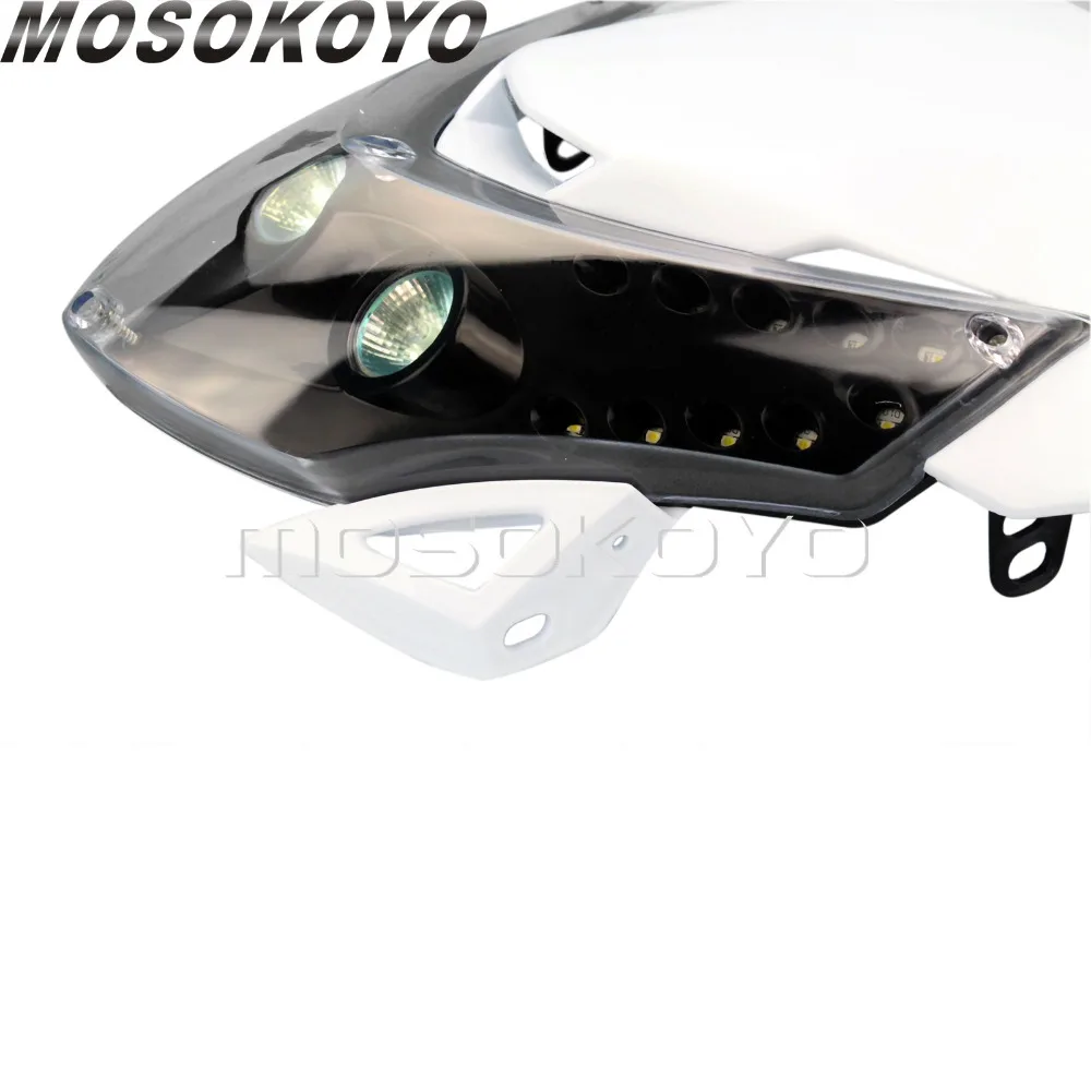 Белый внедорожный велосипед Twin 12 в 35 Вт фара 20 SMD СВЕТОДИОДНЫЙ индикатор поворота