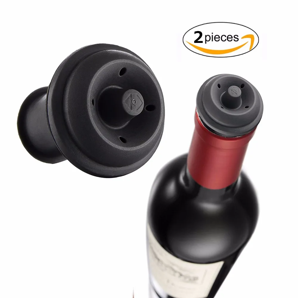 2 шт. резиновые вино вакуумная пробка всасывающая бутылка насос Хранитель