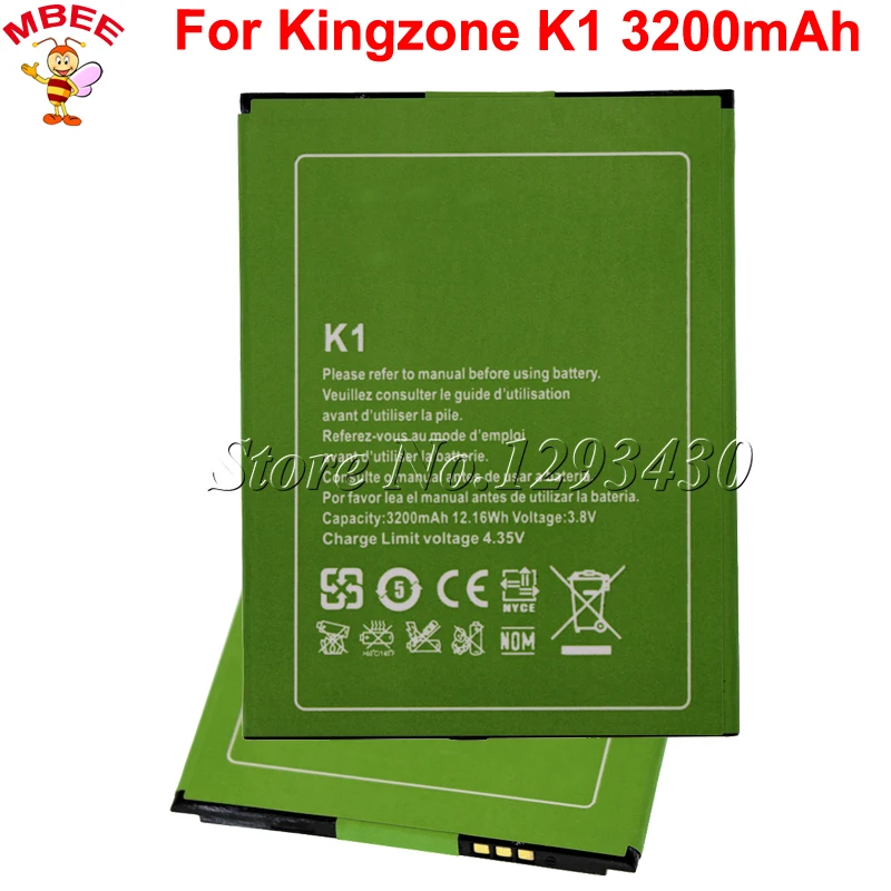 Для аккумулятора Kingzone K1 3200 мАч для Turbo Pro|kingzone k1 battery|k1 batterybattery 3200mah |