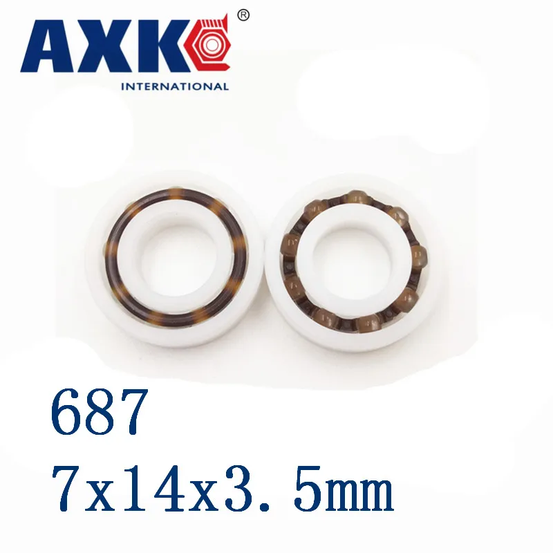 Axk 687 Pom (10 шт.) пластиковые шариковые Подшипники 7x14x3 5 мм стеклянные шарики 7*14*3 |