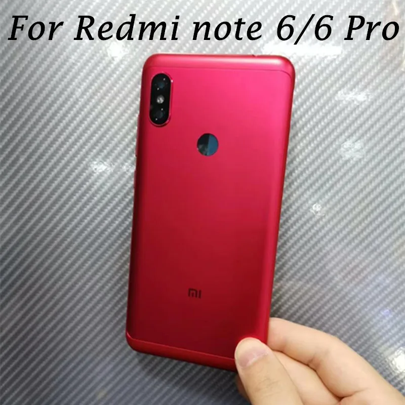 Оригинальный металлический чехол для аккумулятора Xiaomi redmi Note 6 /6 pro задняя крышка
