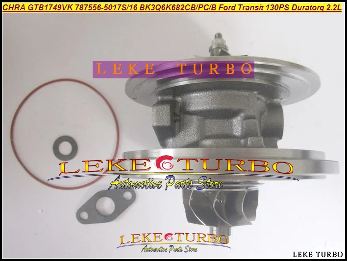 Бесплатная доставка картриджа Turbo CHRA GTB1749VK 787556 -5016S -0017 BK3Q6K682PC для Ford Transit 130PS Duratorq 2.2L