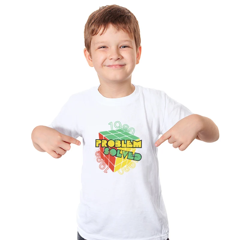 Волшебный куб стикер для футболок Моющиеся Твердые DIY Креативные 3D парчи одежды