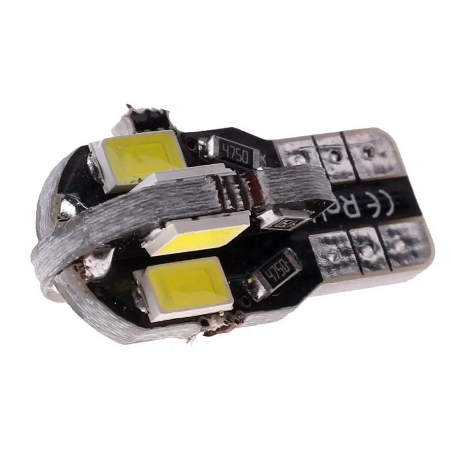 10 шт. T10 8SMD 5630 Светодиодный светильник для автомобиля Canbus NO OBC Ошибка Авто Клин