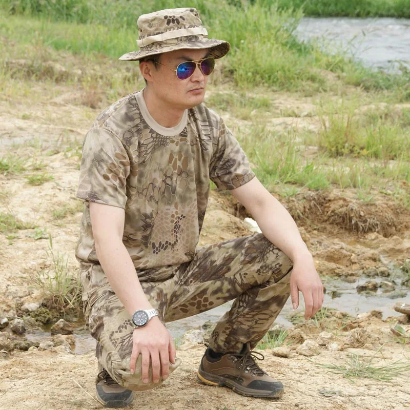 Новые охотничьи брюки bionic на питона камуфляжные для охоты кемпинга пешего