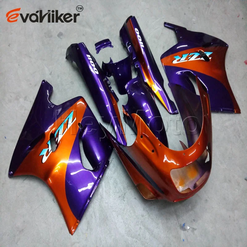 ABS Пластик обтекатель для ZX11R 1990 1991 1992 1993 1994 1995 1996 1997 1998 1999 2000 2001 зеленый ZZ R1100 90