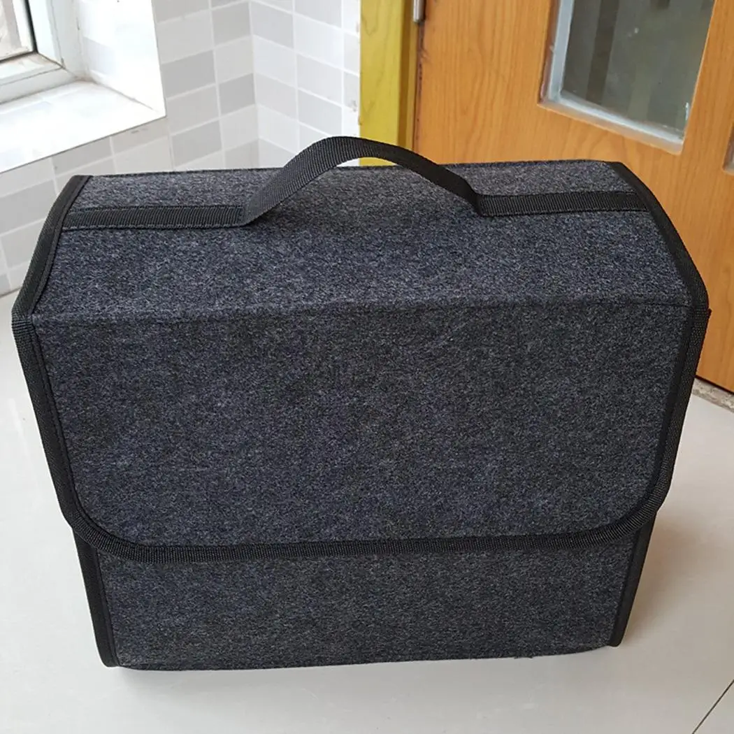 Авто Мягкий войлок автомобильный органайзер для багажника твердая уборка столов