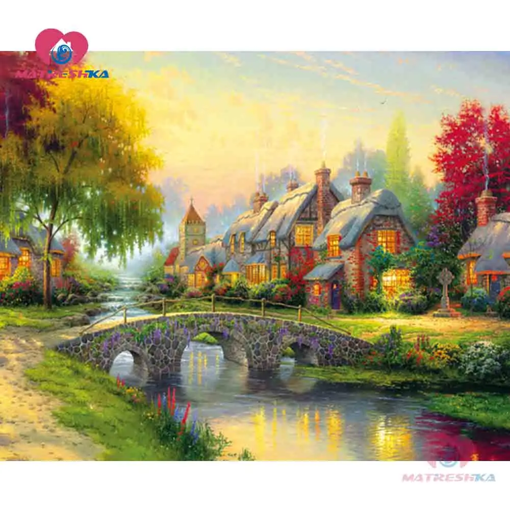 001 diamond painting nature diamond mosaic diamond painting full square embroidery with diamonds paintings from crystals rhinestones - Цвет: 001