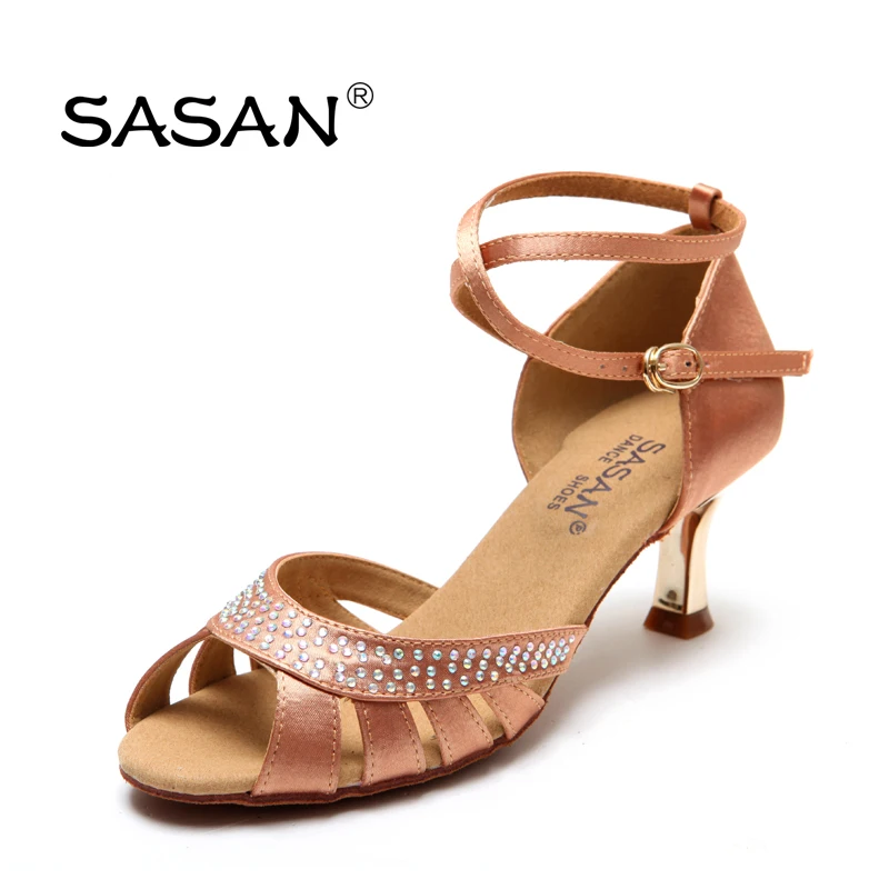 Женские туфли для латиноамериканских танцев обувь на высоком каблуке взрослых с