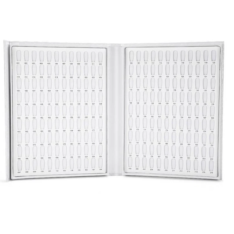 120 наконечников/Набор для полировки ногтей и украшения дисплей книги