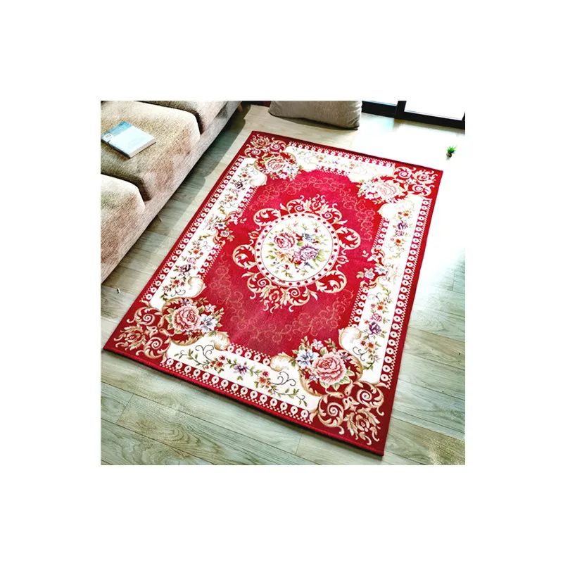 wine red Полиэстеровый тканевый напольный коврик для гостиной классический Европейский Стильный коврик моющийся кухонный пол ковры Входные Коврики для ванной - Цвет: wine red