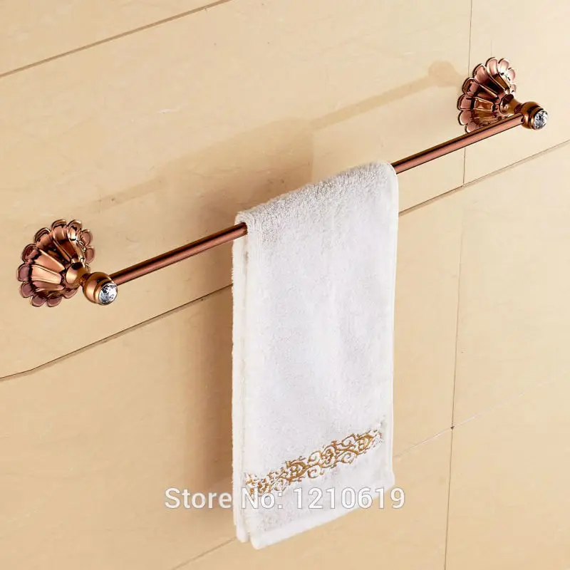 Новый держатель для банного полотенца из розового золота с одним ярусом и