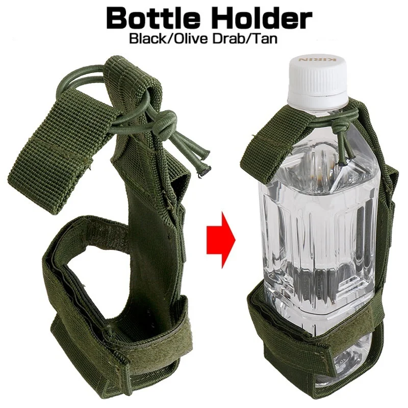 

Tactical Molle Water Bottle Holder Bags Military Army Camping Hiking Hunting Canteen Kettle Carrier Belt Pouch