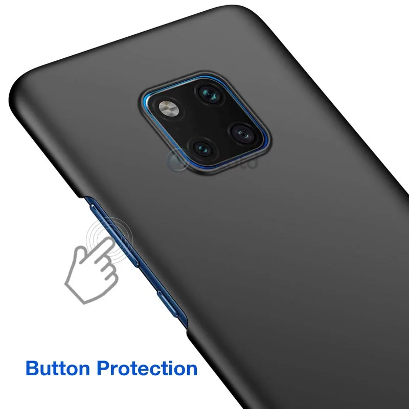 Mate 20 Pro Чехол пластиковый Матовый телефон случае Премиум материал тонкий полная
