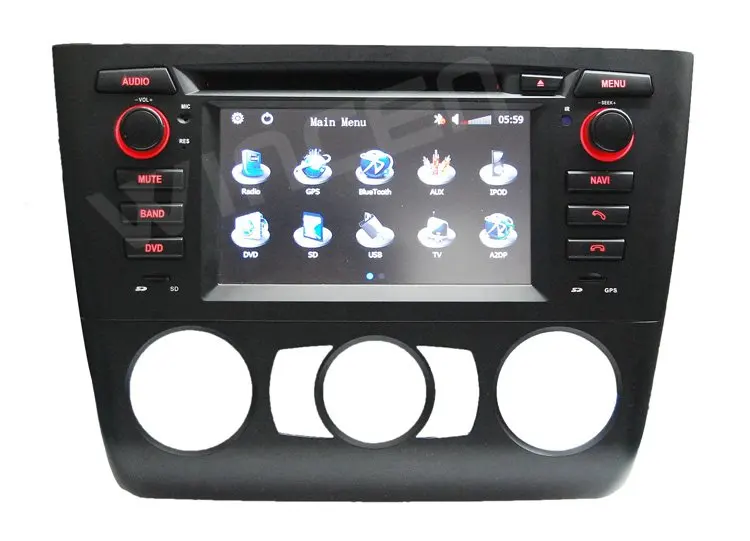 6 2 &quotавтомобильный DVD GPS плеер для BMW E81/82/87/88 с 3D меню Многоязычное Высокое