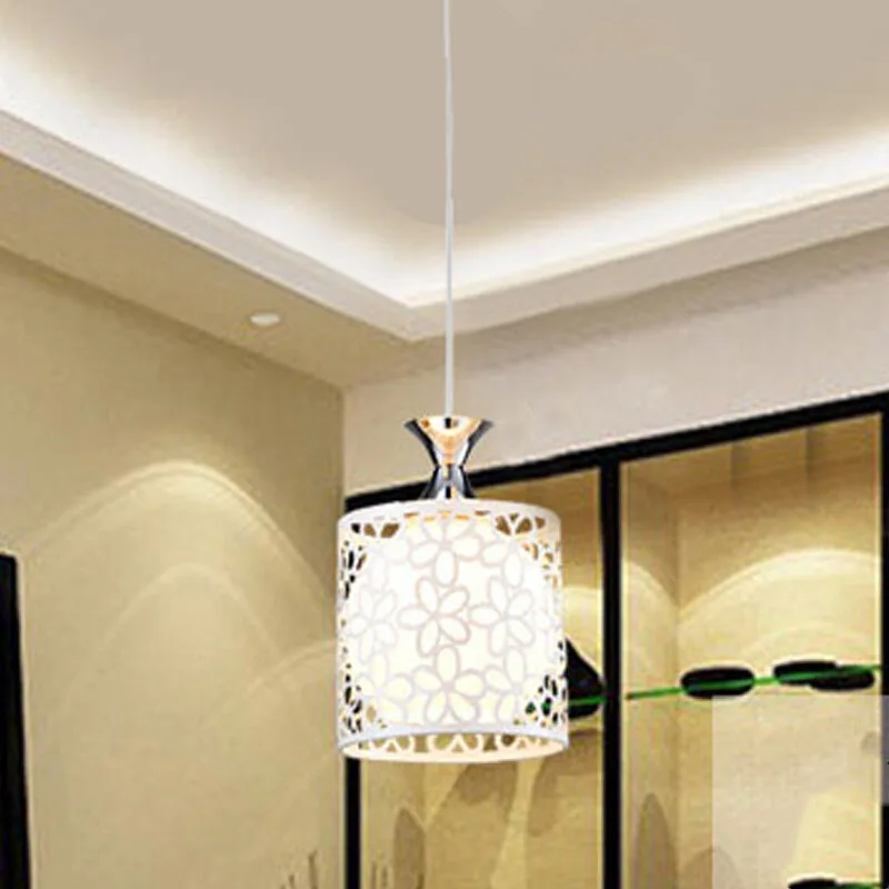 Теплые и простые современные подвесные светильники для столовой