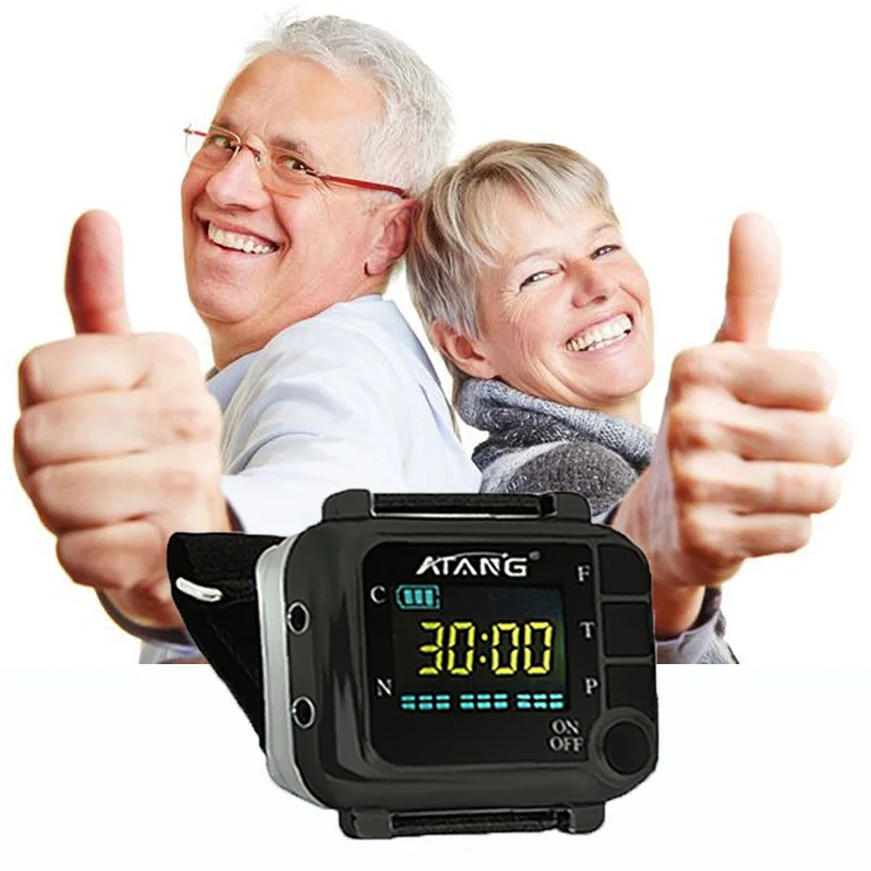 Устройство для лазерной терапии при высоком кровяном давлении