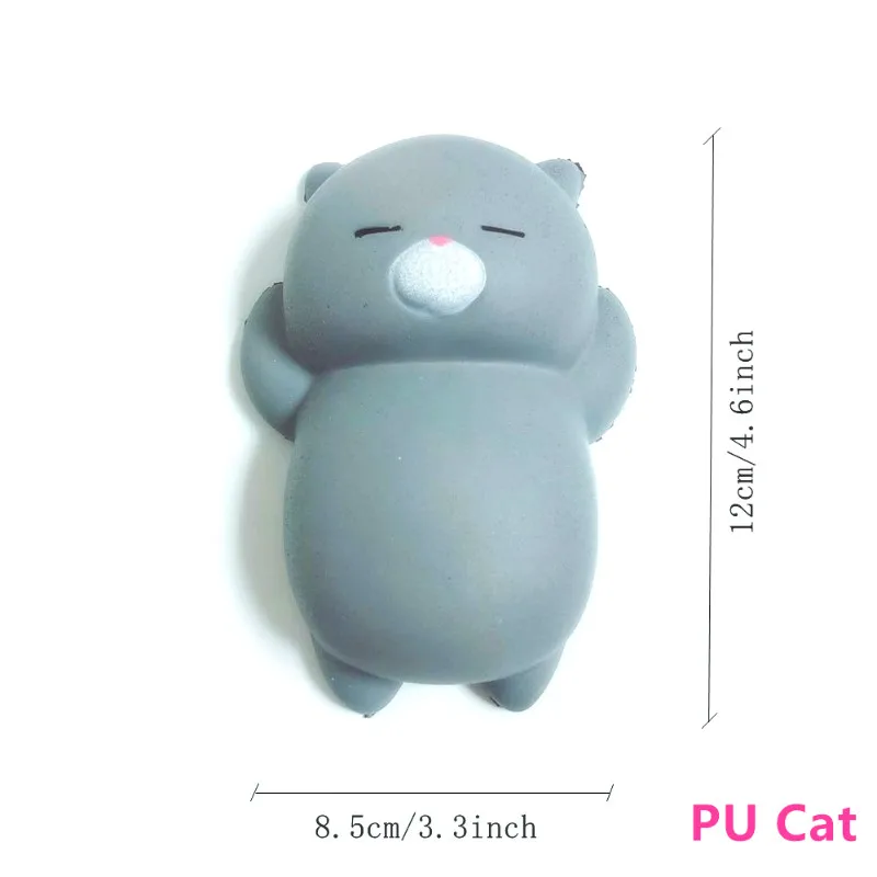 Милый мягкий Моти Cat медленно нарастающее при сжатии Исцеление дети весело Kawaii