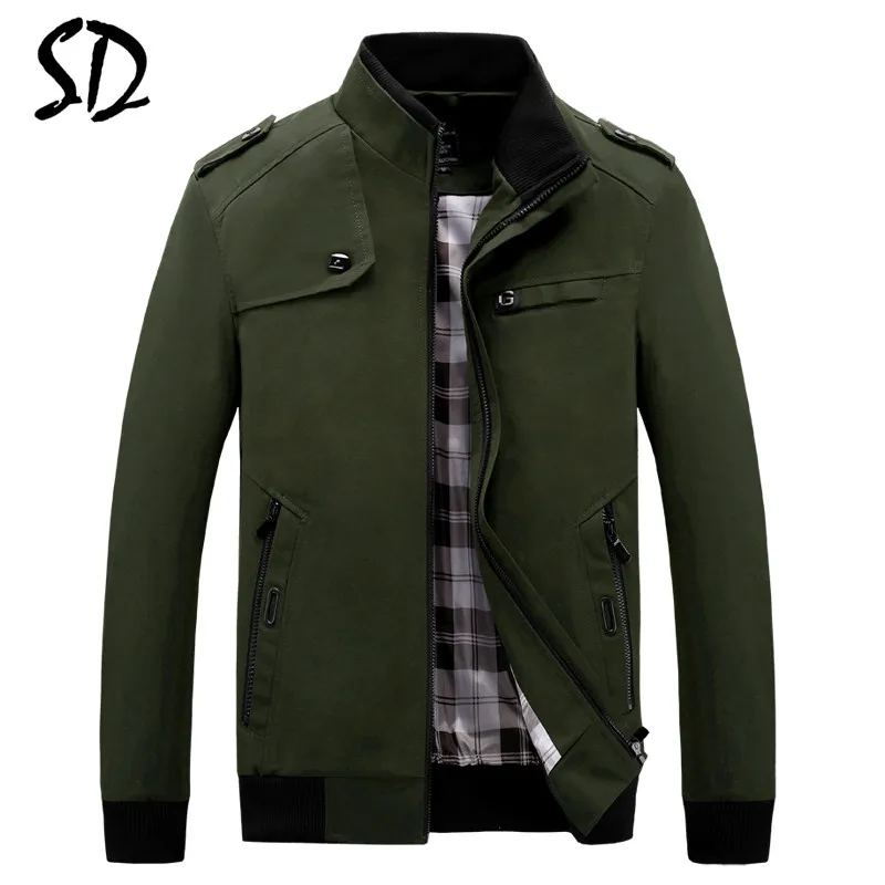 Приталенная куртка мужская хлопковая Повседневная бомбер мужские бейсбольные