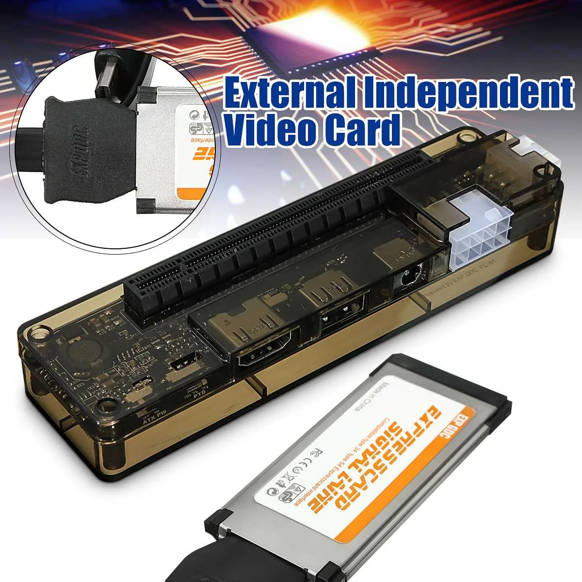 Мини PCI-E независимая видеокарта док-станция EXP GDC Fit Beast ноутбук внешняя независимая видеокарта док-станция экспресс-карта
