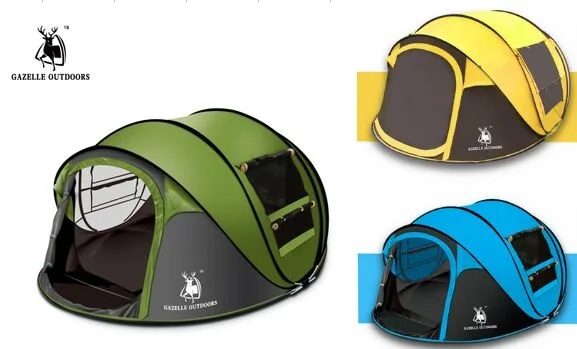 Эмблема Антилопа открытый 3-4persons Автоматическая скорость бросать всплывающие