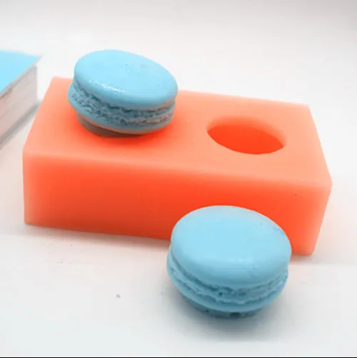 Great Mold 2 формы Макаруны ручной работы для мыла 3D силиконовые пищевая форма торта
