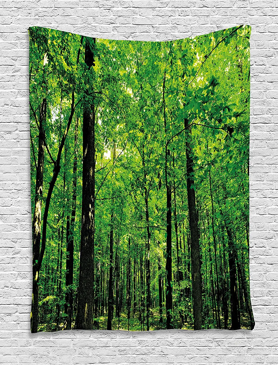 Природный гобелен Лесной лес джунгли в солнечный день матери земли окружающей