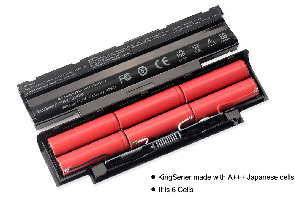 KingSener J1KND ноутбук Батарея для DELL Inspiron N4010 N3010 N3110 N4050 N4110 N5010 N5010D N5110 N7010 N7110 M501 M501R M511R