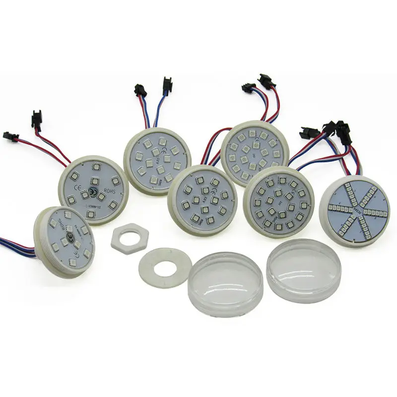 60 мм ucs1903 5050 smd адресуемый Светодиодный модуль rgb светодиодный пиксель Рождественский светильник s светодиодный знак программируемый светильник освещение для парка развлечений