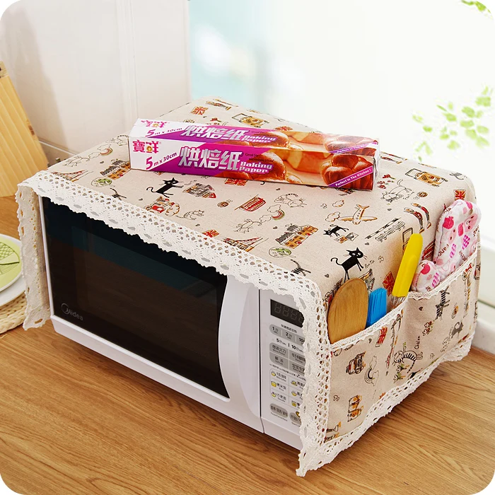 1 шт. хлопковый пылезащитный чехол для микроволновой печи | Дом и сад