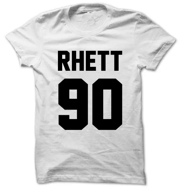 Rhett рубашка RHETT 90 Футболка с принтом спереди или сзади Мужская и женская футболка