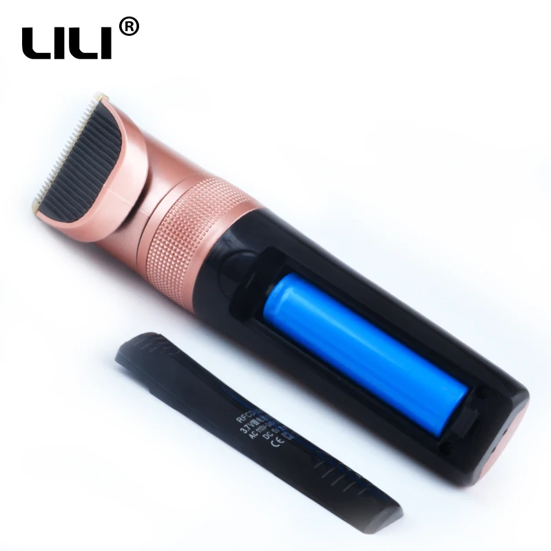 Перезаряжаемый триммер для волос 110 240 В литиевая батарея керамическое лезвие