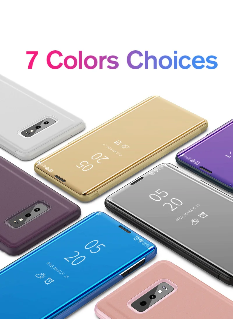 Soaptree умный зеркальный флип-чехол для телефона samsung Galaxy A30 чехол Прозрачный чехол для samsung A40 A60 A70 чехлы на заднюю панель