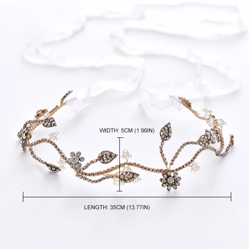 

Ancient Bride Trombone Headbands Jewelry Tiaras Women Jewelery Headpiece Wedding Hair Accessories Tiara Crown Hair Ornaments