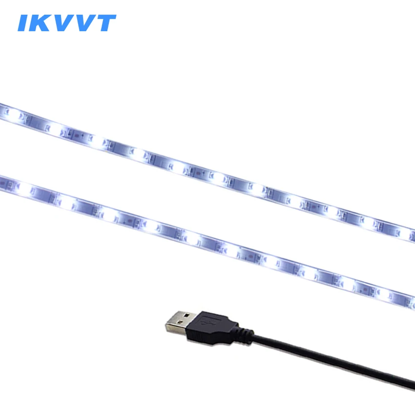 IKVVT 5V USB 0805 SMD Светодиодная лента свет шатер лампа LED неоновая водонепроницаемая