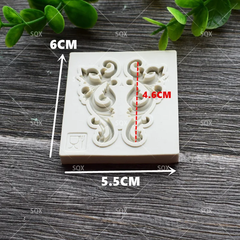 Рельефные европейские ретро формы для выпечки торта с мастикой силиконовые