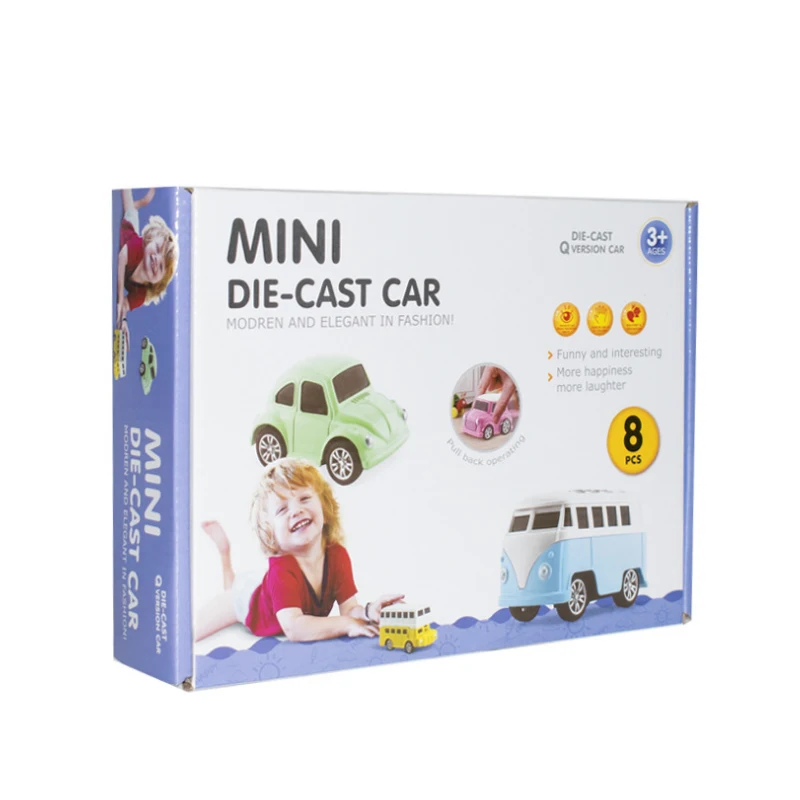 Игрушечный автомобиль из сплава 8 шт./компл. игрушка с обратной спинкой маленькие