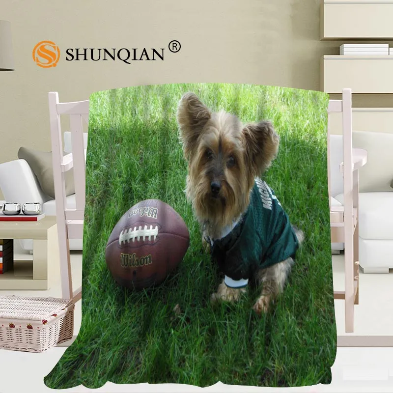 Одеяло йоркширского терьера на заказ мягкое сделай сам украшение для вашей