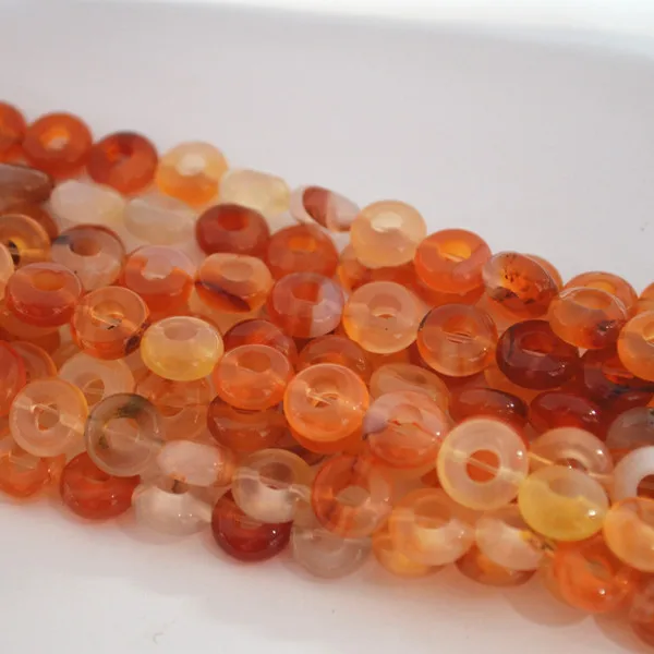 Onyx Модные плоские бусины из натурального камня, много цветов, большое отверстие, хорошее качество, 10 мм* 10 мм* 4 мм, 38 шт., DIY ювелирные аксессуары - Цвет: Onyx
