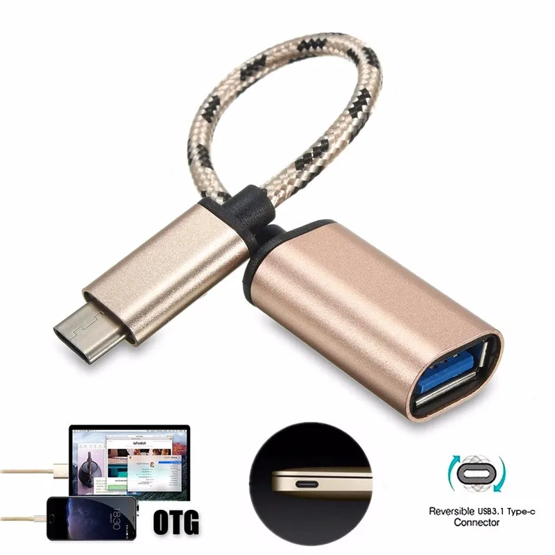 Кабель Micro USB 3 1 Type-C женский и мужской адаптер 300 шт./лот | Электроника