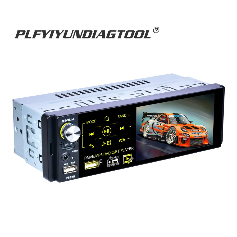 1 Din 4 дюймов Автомобильный мультимедийный плеер Bluetooth ресивер MP3 MP5 видео FM радио