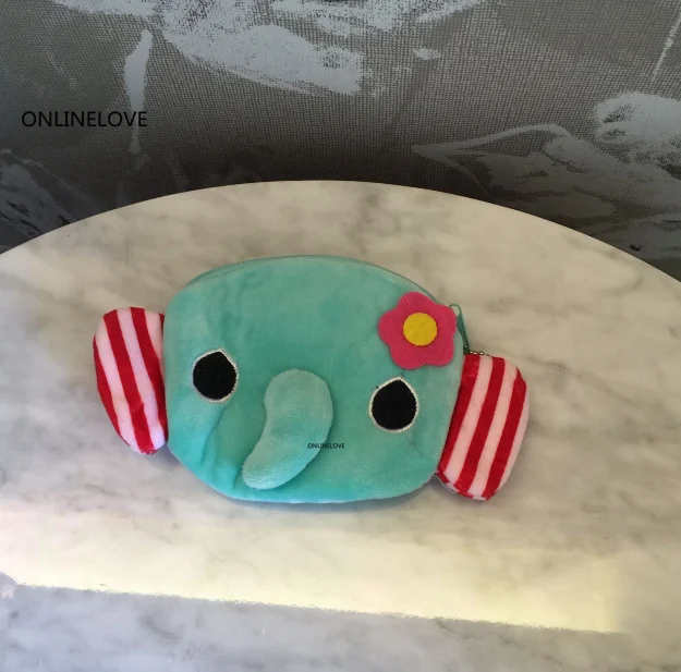 Kawaii Little 3 размера новая плюшевая Сумочка для монет с изображением слона мини