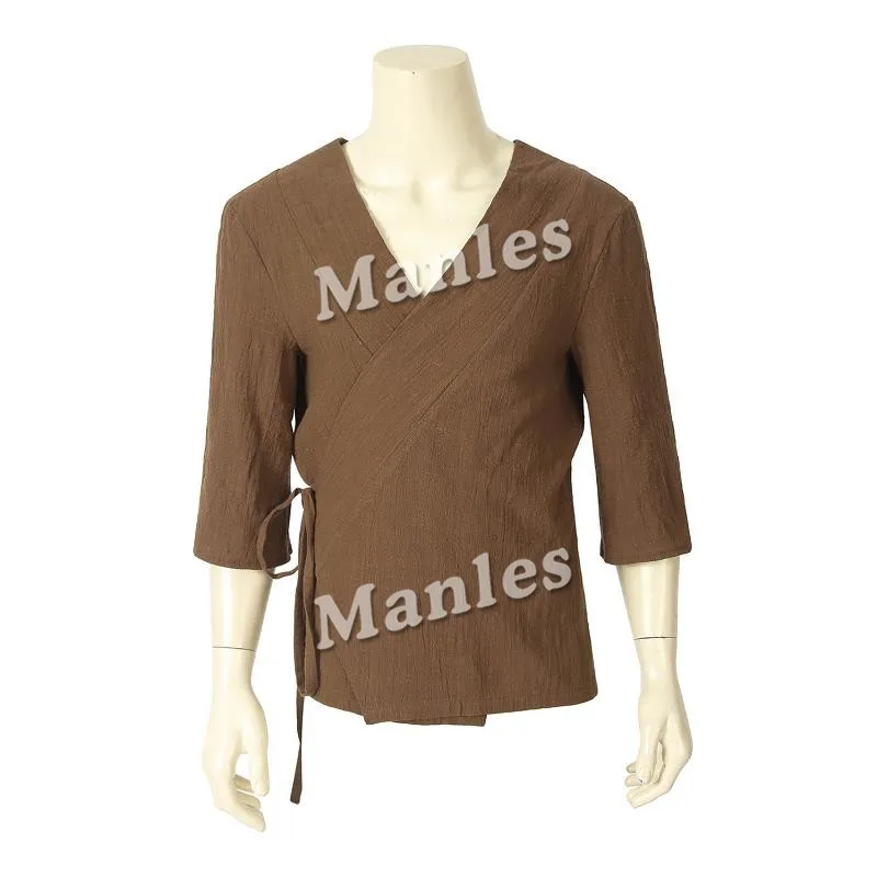 Short Sleeves Игра Sekiro Shadows Die Twice Costume однорукий волк cosplay Coat кожаные ботинки реквизит Хэллоуин Карнавальный наряд на заказ - Цвет: Short Sleeves