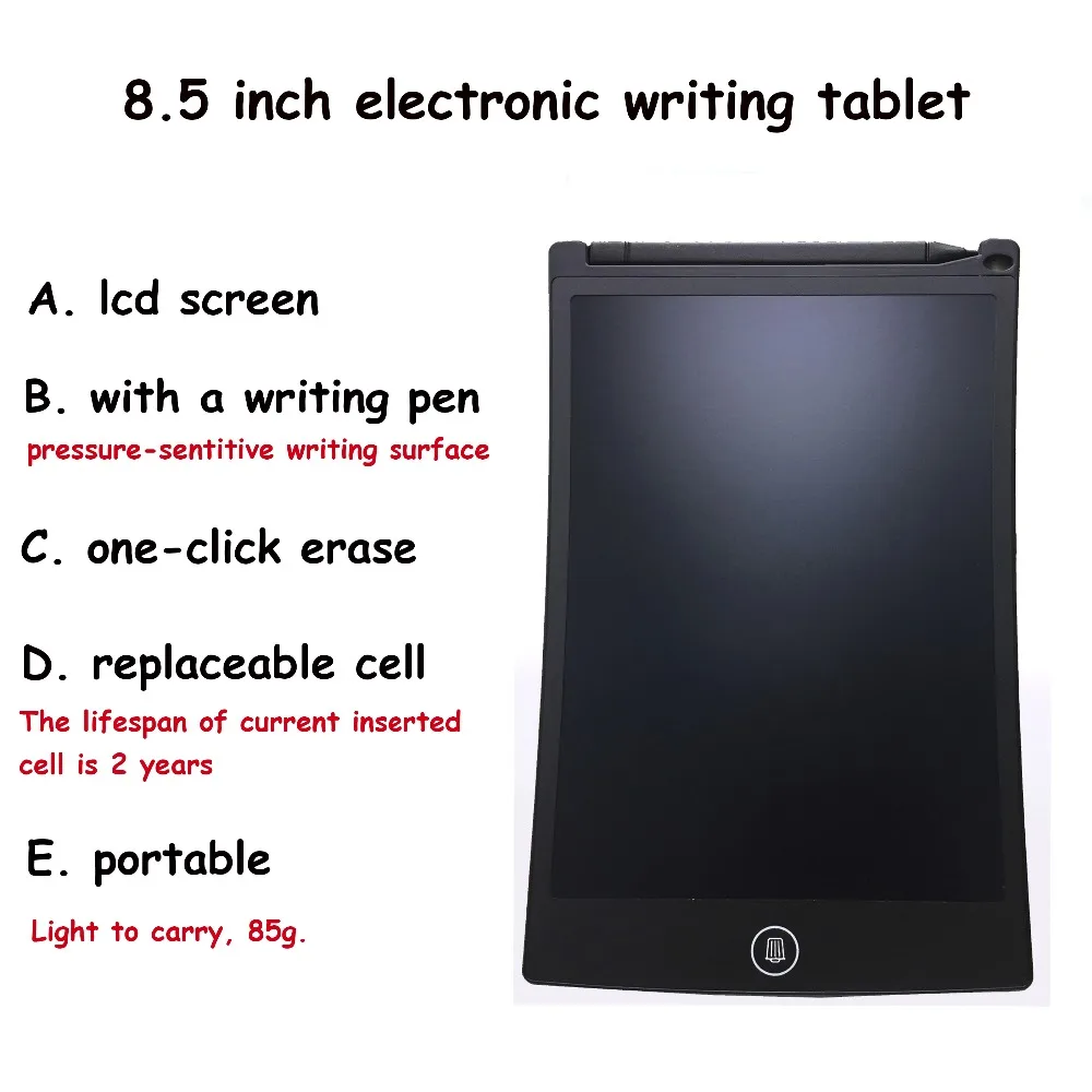 Newyes 8.5 &quotИгрушки для рисования ЖК-дисплей записи Планшеты стереть рисунок